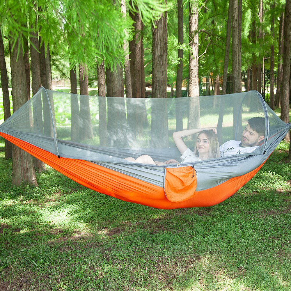 Cheap Goat Tents Parachute Fabric Portable Outdoor Camping Hammock with Mosquito Net  Hanging Swing Sleeping Bed Tree Tent   